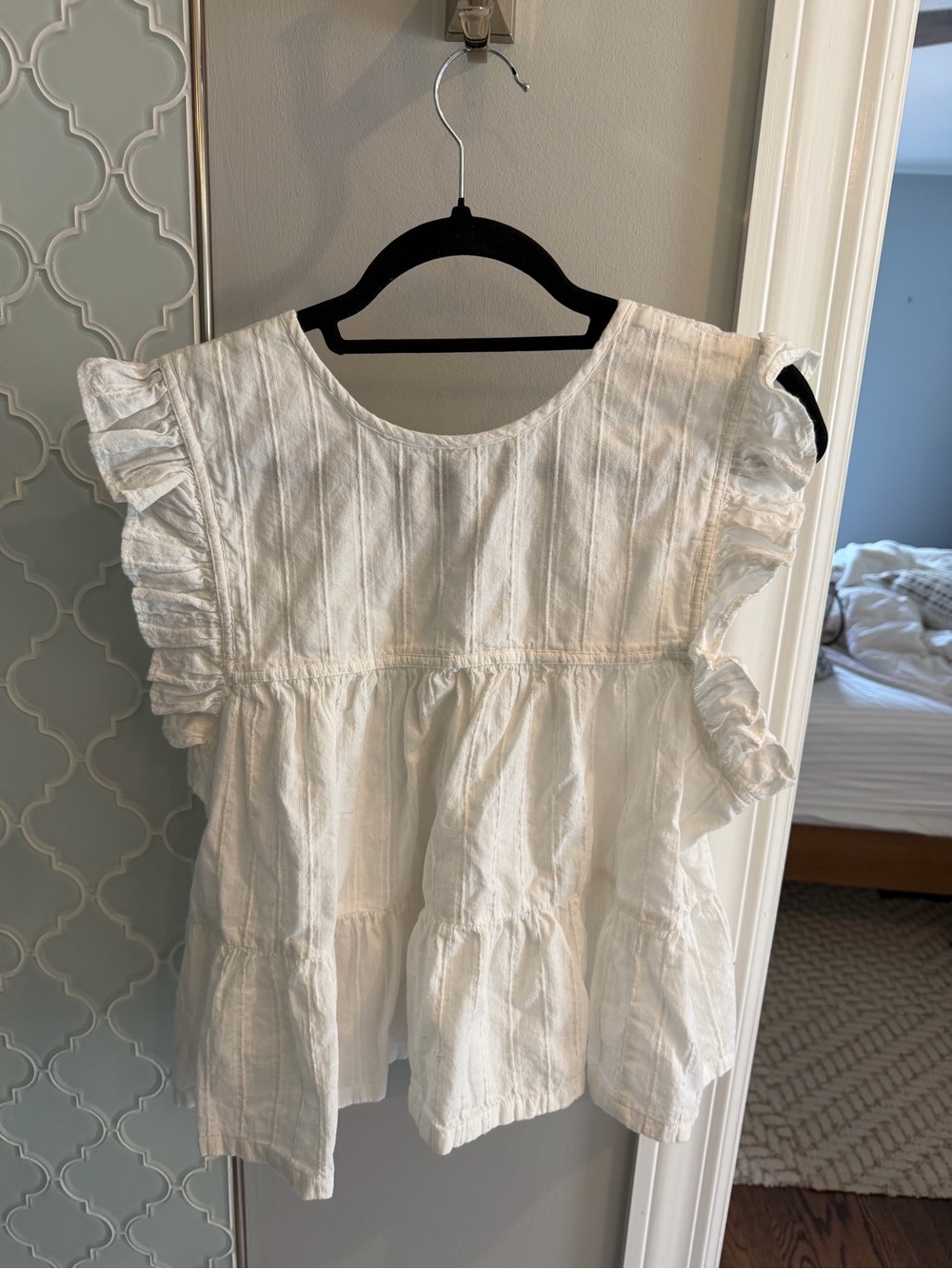 Mille Chelsea Ruffle Cotton Top - Picture 7 of 8